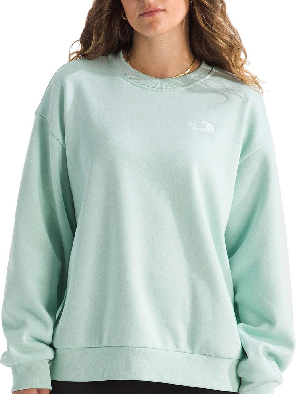 The North Face Women's Crewneck Sweatshirt in Mint Green